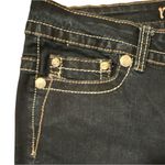 Rebel & Soul Bootcut Jeans Women’s 12 Embroidered Rhinestone Fleur Photo 5