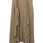 Magaschoni Beige Knit Open Cardigan Sweater Vest Womens Size Small? Lagenlook Photo 0