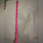 Expressions NYC Vegan Leather w/ Suede Fringe Crossbody Bag in Cream. Photo 5