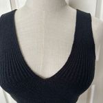Urban Outfitters black sleeveless V neck crop top Photo 2