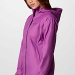 Columbia Women’s Arcadia™ II Lightweight Water repellent Purple Rain Jacket 1x Photo 9