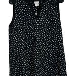 Chico's Chico’s Zen Sport Black White Dot Print Notch Neck Tank Top NWT Size 2 US L Photo 0