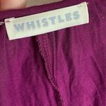 Whistles • Magenta Berry Ruched Neck Blouse Size 2 Photo 72