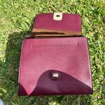 Amazon Burgundy Leather Purse Photo 2