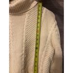 Lord and Taylor  Fisherman Sweater Pullover Women Size Large Preppy Neutral Photo 5