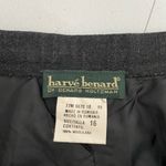 Harvé Benard NWOT Vintage Harve Benard women’s dark gray 100% wool‎ trousers pants size 16 Photo 4