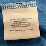 Tory Burch Tory Burch Ruffled Blue Buttoned Blouse large Photo 4