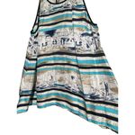 Worth Men's Sleeveless Silk Summer Print Top Blue Size M Size M Photo 3