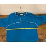 Vanity Fair Vintage Robe Womens Medium Blue Full Zip Lounger Housecoat Vintage Photo 5