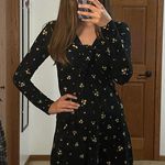 Arizona Jeans Black Long Sleeve Mini Dress Photo 1