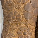 Josef Seibel Black Leather Sandals close toe size 38 USA (7.5) excellent cond Photo 10