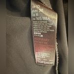 Topshop Women's Black Blazer Jacket Tailored Long Sleeve, Size 6 Photo 3