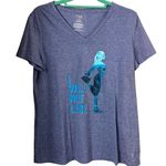 Danskin I Will Not Lose Fit Graphic V-Neck T-Shirt Size Large Photo 0