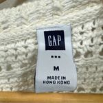 Gap  Vintage Cotton Wool Angora Blend Loose Knit Cream 3/4 Sleeve Cardigan Medium Photo 8