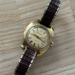 Bulova Automatic Gold Rare Vintage Ladies Watch Two-Tone Stretch Bracelet Works Photo 4