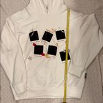 13DE MARZO PARIS WOMENS White Hoodie with Graphic Prints Size L Photo 3