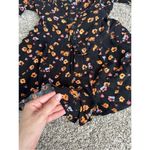 Free People L'amour Floral Romper Boho Flow Shorts Long Sleeve Button Front 8 Photo 8