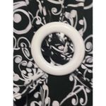 My Michelle My‎ Michelle Juniors/Women's Black White Halter Dress Gathers in Front Size 14 Photo 2