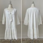 Sundance Cottagecore Southwestern Prairie Aline Shift Dress Western Boho S White Photo 1