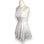 ASOS Halter Neck Skater Dress in White Photo 3