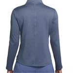 Nike  Blue Fitted Long Sleeve Polo Sweatshirt Photo 2