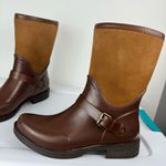 UGG  Sivada Boots Sz 9 Chocolate Brown Two Tone Rain Boots Waterproof Photo 7