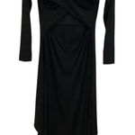 Venus  Black Sexy Backless Long Sleeve Dress Size M Photo 0