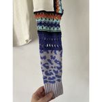 Free People  Switch It Up Cuff White Waffle Thermal Crochet Long Sleeve Top Sz XS Photo 9