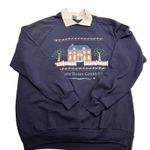 Vintage Women’s‎ 2Xl Down Home Country Sweatshirt Crew Neck Collared Blue Size XXL Photo 0