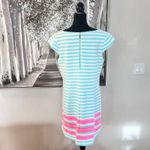 Lilly Pulitzer Womens Lana Cap Sleeve Poolside Blue Striped Dress - Size XL Photo 6