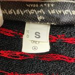 Brenda French For French Rags Vintage Patterned Collared Sweater Size S Black Photo 5