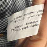 ZARA Black and White Houndstooth Front Pockets Sheath Dress Photo 7