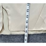 Revolve Mother Of All Mini Skirt Womens XL Beige Berri Luxe Silk Slit Edgy Mod Photo 6