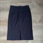 MM.LaFleur Greenpoint Pencil Skirt in Navy Blue 0 Photo 2