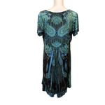 Apt. 9 Apt.‎ 9 Green and Black Midi Dress size 1X Photo 1