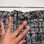 Hot Kiss  women’s black/white Capri bell bottom stretchy pants Large Photo 14