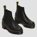 Dr. Martens Leather Platform Chelsea Boots Photo 2