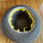 CORROBOREE Australia‎ Natural Woven Wide Brim Floppy Sun Raffia Hat Foldable Med Tan Photo 13