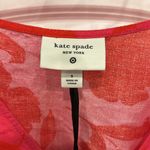 Kate Spade Women's Classic Rose Linen Long Sleeve Maxi Dress x Target NWT Photo 1