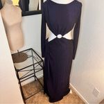 Meshki  Navy Christina Backless Wrap‎ Dress Size L NWT Photo 4