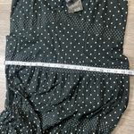 Mlle Gabrielle  Black and White Polka Dot Midi Dress Photo 4