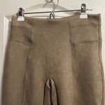 Spanx  Faux Suede Leggings in Camel Photo 3