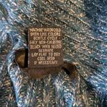 89th & Madison || Teal/white textured long sleeve cardigan sweater Blue Size M Photo 6