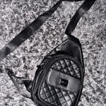 Black Quilted Crossbody Bag Photo 0