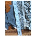 Boho Floral Kimono Cardigan | Open Front Lightweight Viscose | One Size Brown Size undefined Photo 5