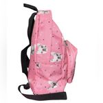 Jansport  Pink Backpack with Dog Pattern Photo 4
