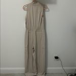 Athleta  Brooklyn Utility Jumpsuit Light Tan Photo 4