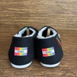 Toms Alpargata Women’s Pride Rainbow Slip On Loafers Black Size 9 Faux Sherpa Photo 3