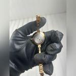 Anne Klein  Vintage Women’s Watch | Gold-Tone Bracelet Black Dial Photo 4