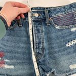 Old Navy OG Short Button Fly Hi Rise Patriotic Embellished Jean Shorts Size 4 Photo 6